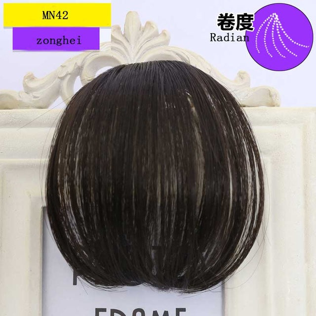 SHANGKE Short Synthetic Bangs Heat Resistant Hair Women Natural Short Fake Hair Bangs Women Hair Pieces