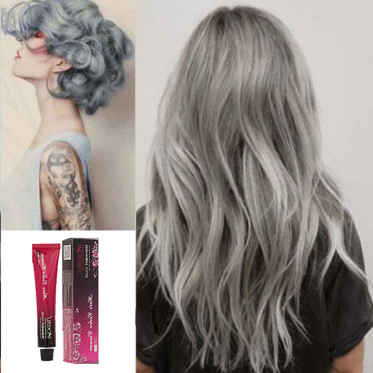 Mokeru 1pc long lasting Professional using hair colour cream purple hair color dye cream natural hair dye permanent for women