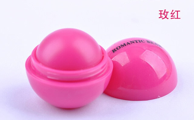 New Brand Makeup Natural Plant Sphere Lip Pomade Fruit Lip Balm Lipstick Organic Lip Ball Makeup Lipstick Gloss wholesale