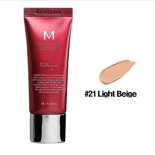 MISSHA M Perfect Cover BB Cream SPF42 #21 #23 Whitening BB CC Creams Nude Makeup Concealer Isolation Foundation Moisturizing
