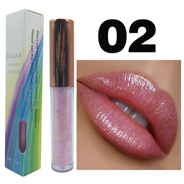 DNM Brand Long Lasting Moisturizer Glitter LipGloss Tint Cosmetics Nutritious Shimmer Liquid Lipstick Beauty Lip Makeup TSLM2