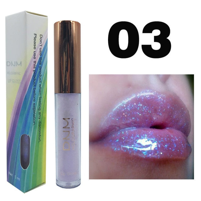 DNM Brand Long Lasting Moisturizer Glitter LipGloss Tint Cosmetics Nutritious Shimmer Liquid Lipstick Beauty Lip Makeup TSLM2